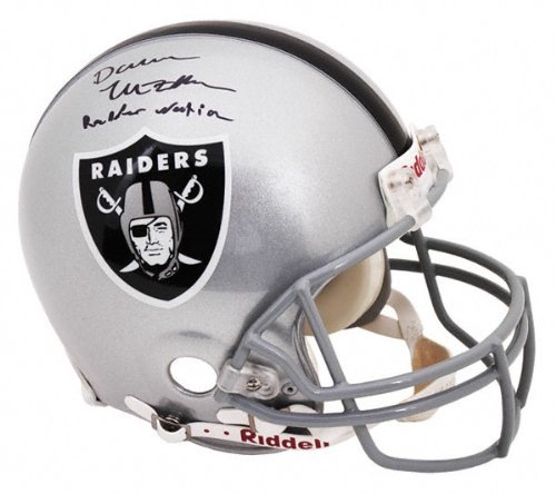 Darren McFadden Autographed Pro-Line Helmet | Details: Oakland Raiders, with 