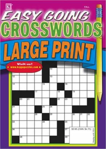 Easy Going Crosswords - Large Print