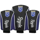 MLB McArthur Kansas City Royals Black Three-Pack Golf Club Headcovers