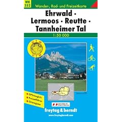 Freytag Berndt Wanderkarten, WK 352, Ehrwald - Lermoos - Reutte - Tannheimer Tal, 360� Panorama Fotos, GPS, UTM - Ma�stab 1:50 000