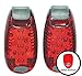 LED SAFETY LIGHT (2 Pack) - Walking, Runners, Bike, Personal Clip Safety Strobe Light Free Bonuses: Flashing Bicycle Headlight and Mini Screwdriver