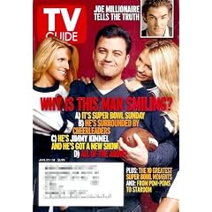 TV Guide - January 25-31, 2003 - Greatest Superbowl Moments, Jimmy Kimmel, Joe Millionaire (Volume 51, Number 4)