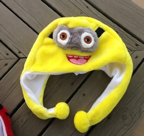 New Despicable Me 2 Minions Smiling Jorge Plush Style Soft Plush Warm Hat