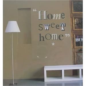Home Sweet Home Letters Stickers Temporary Repositionable