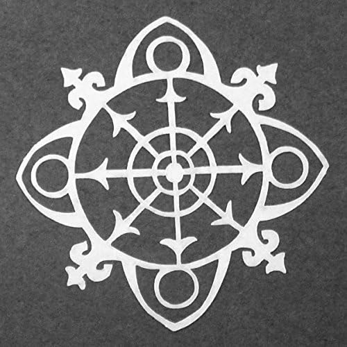 4"x4" Ornamental Compass Mask Stencil by Gwen Lafleur
