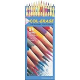 Prismacolor Col-Erase Erasable Colored Pencils, 24-Color Pencil Set ~ Prismacolor