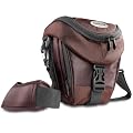 Mantona Premium Colt - Funda para c�maras r�flex, color marr�n