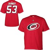 Carolina Hurricanes Jeff Skinner Red Name and Number Jersey T-Shirt