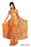 Gorma Georgette Printed Casual Saree Sari Bellydance fabric