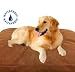 Jumbo XXXL Overstuffed The Largest Orthopedic Water Resist Suede Memory Mix Foam Dog Bed Pillow