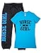 Activewear Apparel Juniors 2 Piece Horse Girl Set: T-shirt and Capri Sweats
