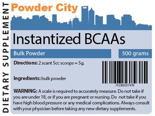 Instantized BCAA Powder (500 Grams)
