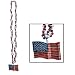 Braided Beads with Flag Medallion