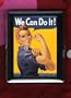 We Can Do It Rosie the Riveter Vintage World War II Two WW2 WWII USA Military Propaganda Metal Cigarette Case ID Holder Wallet