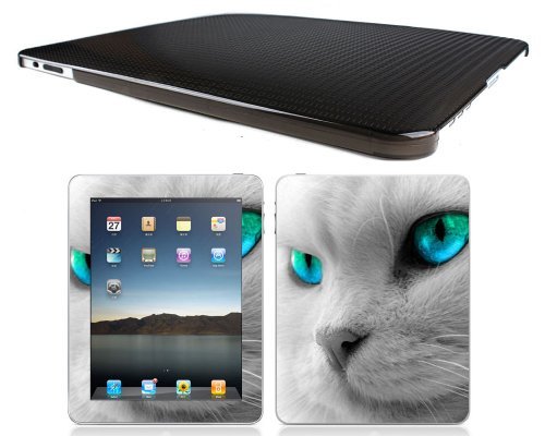 Bundle Monster Apple Ipad (1st Generation) Hard Back Case Cover + Skin Sticker + Screen Protector Guard Accessories Combo Fit 3G or Wifi