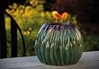 Green Ceramic Fireside Firepot Green Ceramic Fireside Firepot