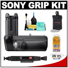 Sony VG-B50AM Vertical Battery Grip with Lenspen + Accessory Kit for Sony Alpha DSLR A550 & A500 Digital SLR Cameras