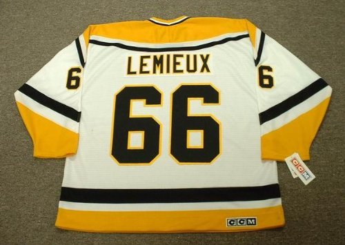 Buy MARIO LEMIEUX Pittsburgh Penguins 1996 CCM Throwback Home Hockey Jersey