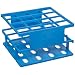 Nalgene 5972-0325 Acetal Plastic Unwire Test Tube Half Rack for 25mm Test Tubes, Blue