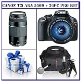 Canon EOS Rebel T2i (aka 550D) Digital SLR Camera w/ Canon EF-S 18-135mm f/ ....