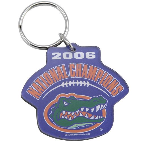 Buy Florida Gators 2006 BCS National Champions High Definition Keychain by Football Fanatics