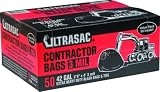 Black Contractor Bags, 42 Gallon, 33x48, 3.0 Mil, 50/case