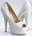 Faux Snake Peep Toe Platform Stiletto Pump