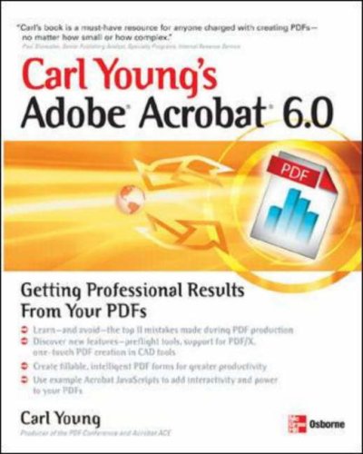 adobe acrobat 60 getting professional results from your pdfs