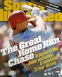 Mark McGwire St. Louis Cardinals - SI Cover Great HR Chase - 16x20 Autographed Photograph