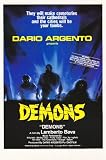 Demons Poster Movie 27x40 Urbano Barberini Natasha Hovey Karl Zinny