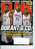 Slam Magazine Issue #138: Cover-Atlanta Hawks - Al Horford, Joe Johnson and Josh Smith Oklahoma City Thunder - Jeff Green, Kevin Durant and Russell Westbrook (June 2010)