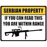 New Caution : Serbian Property  Serbia And Montenegro Parking Sign Country