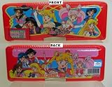 Sailor Moon Double Sided Pencil Case with Pencil Sharpner