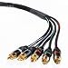 Mediabridge Ultra Series - Component Video Cable with Audio - Gold Plated Pro Grade RCA Connectors -