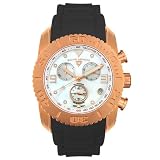 Swiss Legend Men's 20127-RG-22-BLK Commander Diamonds Chronograph Watch