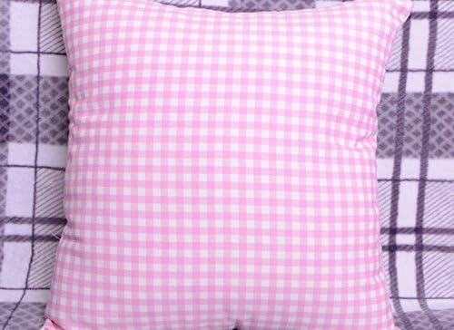 Home Decor Cotton Linen Square Pillowcase Watercolor Throw Pillow Sham Cushion Cover 18" x 18"(4pc)