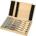 Stechbeitel Set 6 Stk. in Holzkiste VT 25031