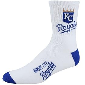 Kansas City Royals White (501) 10-13 Team Logo Tall Socks