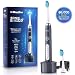 Mueller Sonic Rechargeable Electric Toothbrush with Dentist Recommended CrossClean Technology, Replacement Brush Heads, 5 Modes, IPX7 Fully Waterproof, Built-in Auto Timer 3D Cleaning Action (Grey)