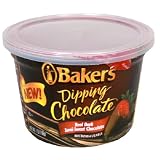 Baker's Dipping Chocolate, Semi-Sweet, 7-Ounce Microwavable Tubs (Pack of 12)