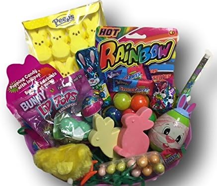Peeps Easter Basket With Bunny Lips and Wind-Up Toy Perfect for Kids Easter Gift