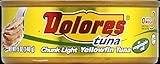 UPC 016101000580 product image for Dolores Chunk Light Yellowfin Tuna in Vegetable Oil 5 Oz (Pack of 6) | upcitemdb.com