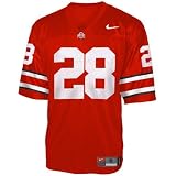 Nike Ohio State Buckeyes #28 Scarlet Replica Football Jersey