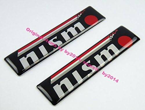 2pcs Auto car nismo for GTR 350Z G35 G37 Resin Emblem Badge Sticker