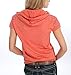 Union Bay Girls' Juniors Lace Shoulders Hooded Top