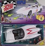 Speed Racer Classic MACH 5 Vehicle W/Exclusive Spridle & Chim Chim Action Figure (1999 Resaurus)
