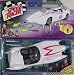 Speed Racer Classic MACH 5 Vehicle W/Exclusive Spridle & Chim Chim Action Figure (1999 Resaurus)_s-1