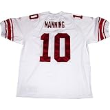 Steiner Sports NFL New York Giants Eli Manning Reebok Authentic White Giants Jersey