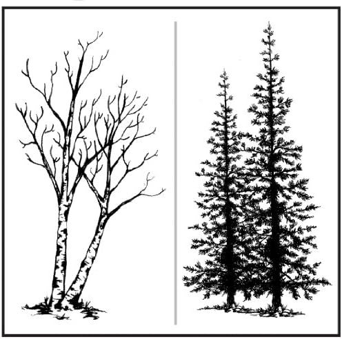 Stacy Stamps Cling Mounted Stamps-The Woods