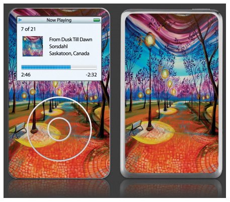 GelaSkins Protective Skin with Screen Protector for 80/120/160 GB iPod classic 6G (From Dusk Till Dawn)